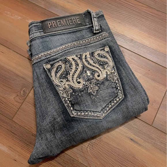 Premiere denim slim boot cut size 5/6 - Picture 1 of 9
